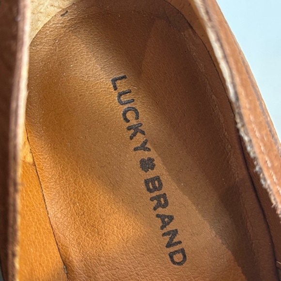 LUCKY BRAND Sz 9.5 Vennia Slip-On Almond Toe Stacked Heel Suede Booties NEW - Picture 4 of 10